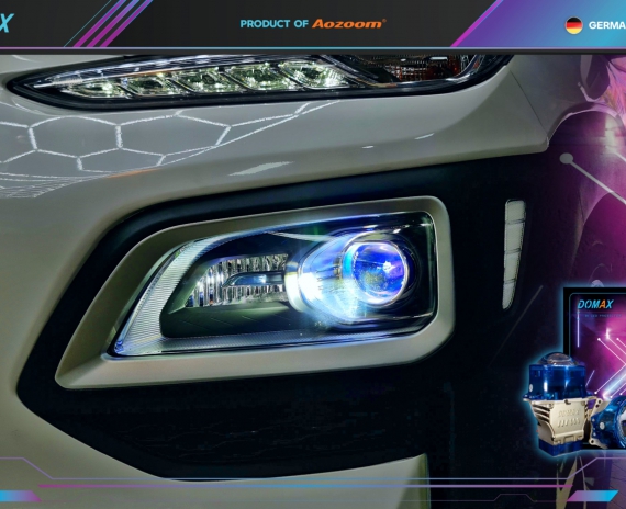 Độ đèn bi led cho Hyundai Kona 2022 - X-led pro cực cháy